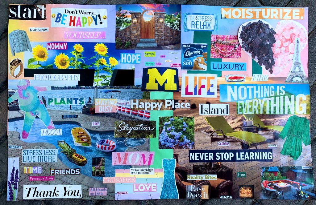 Vision Boards - A Great Camp Mom Project! ⋆ The Mint Chip Mama